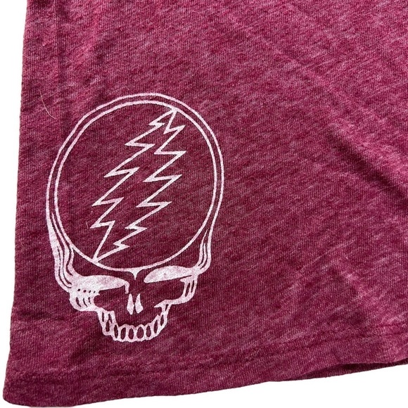 GRATEFUL Dead Woman’s Maroon Racerback Tank Top From American Eagle Size XL - Picture 2 of 9